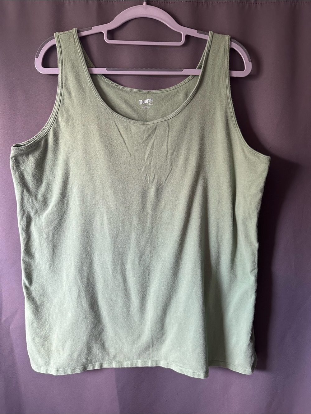 Duluth Trading Co Women’s Sage Green Tank Top
